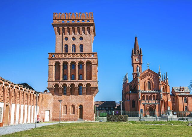 Albertina und Kirche San Vittore, Pollenzo