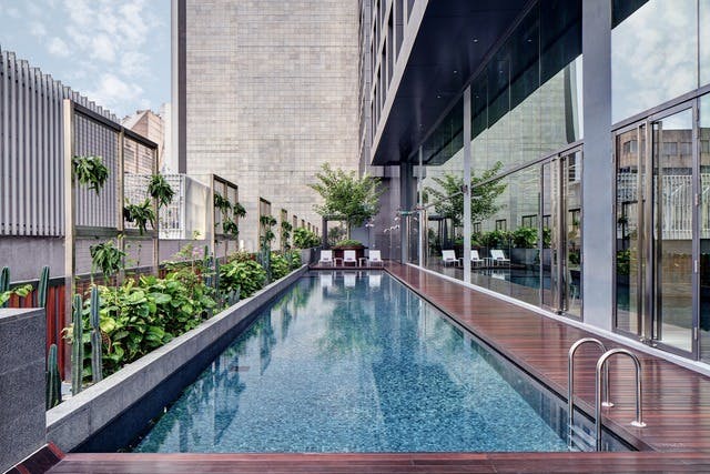 Piscine de l'hôtel