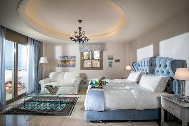 Luxury suite with hot tub