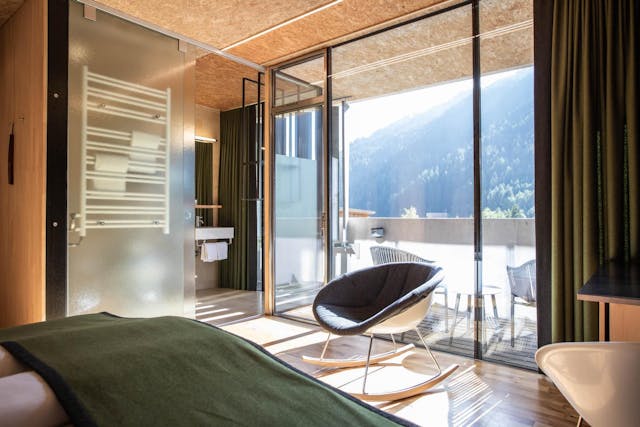 Double room with village view and balcony