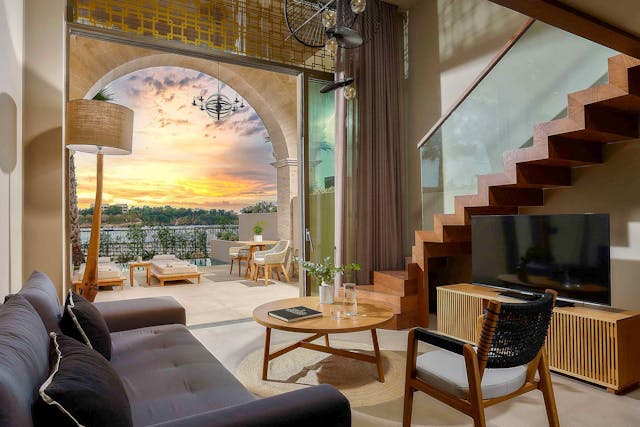 Maisonette Black Pearl con vista mare