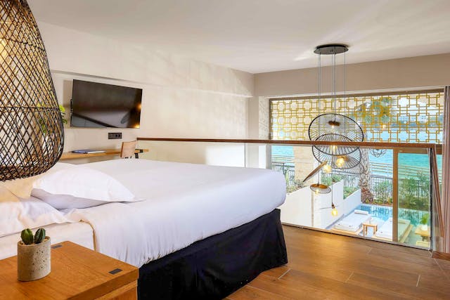 Maisonette Black Pearl con vista mare