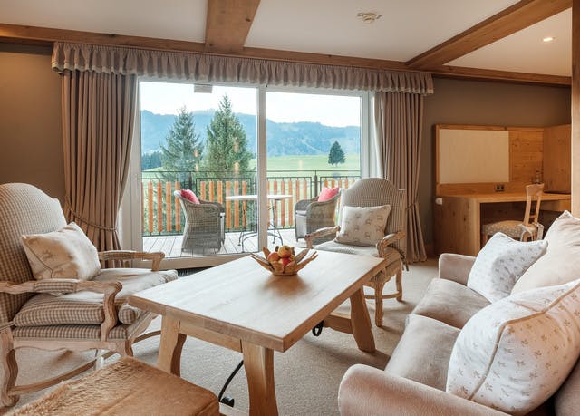 Premium-Suite in Südlage mit Panoramabalkon oder Gartenterrasse