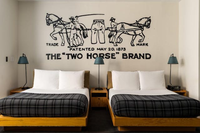 Doppelzimmer mit 2 Betten