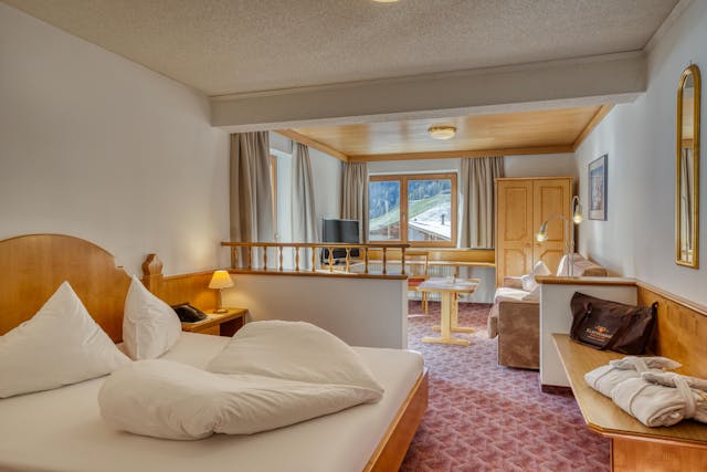 Doppelzimmer mit Gletscherblick