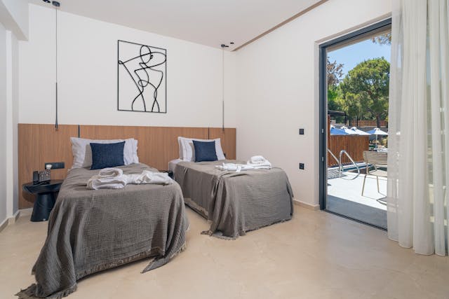 Camera Superior Swim Up con vista piscina
