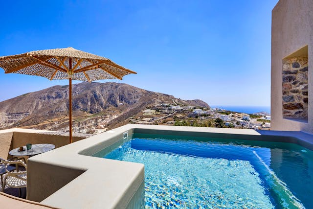 Deluxe-Suite mit Meerblick & Whirlpool