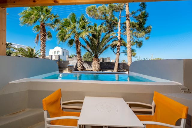 Honeymoon suite with private pool