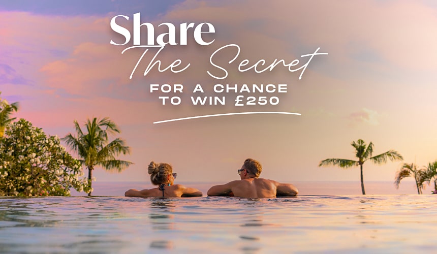 Share for a chance to win £250